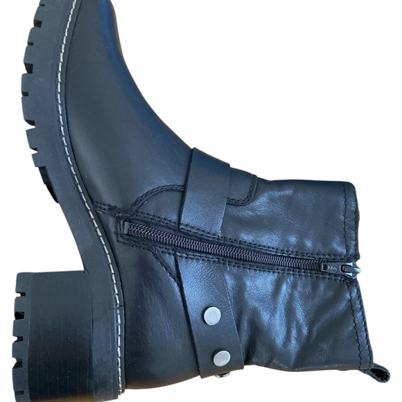 Naturalizer Women Tess Harness Moto Black Boots SZ 6.5 - Picture 6 of 11